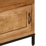 NNEVL TV Cabinet Solid Mango Wood 140x30x40 cm