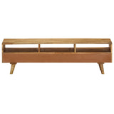 NNEVL TV Cabinet Solid Mango Wood 140x30x41 cm