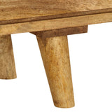 NNEVL TV Cabinet Solid Mango Wood 140x30x41 cm