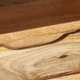 NNEVL TV Cabinet Solid Mango Wood 140x30x41 cm