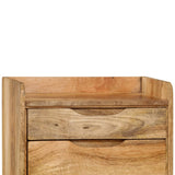 NNEVL Bedside Cabinet Solid Mango Wood 40x30x59.5 cm
