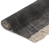 NNEVL Kilim Rug Cotton 120x180 cm Anthracite