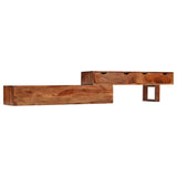 NNEVL TV Cabinet Brown 200x30x35 cm Solid Wood Sheesham