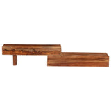NNEVL TV Cabinet Brown 200x30x35 cm Solid Wood Sheesham