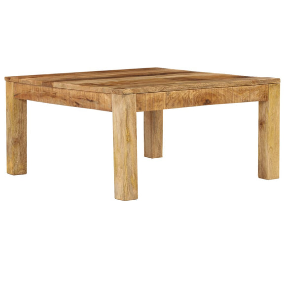 NNEVL Coffee Table 80x80x40 cm Solid Mango Wood