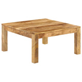 NNEVL Coffee Table 80x80x40 cm Solid Mango Wood