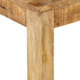 NNEVL Coffee Table 80x80x40 cm Solid Mango Wood