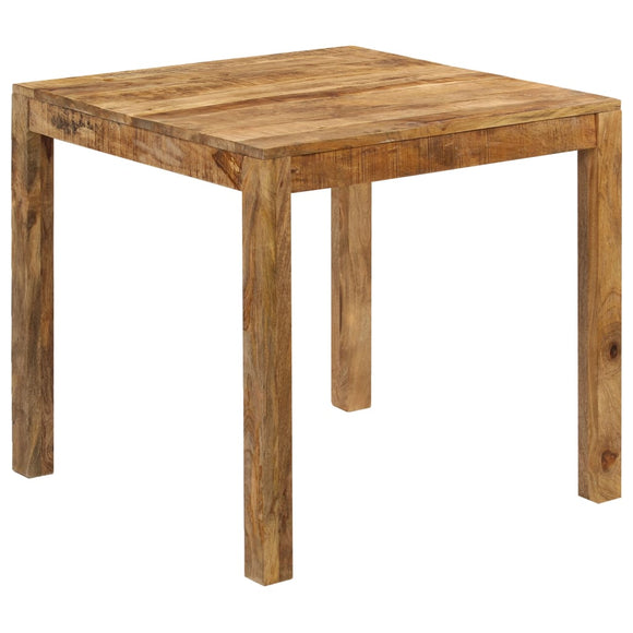 NNEVL Dining Table Solid Mango Wood 82x80x76 cm