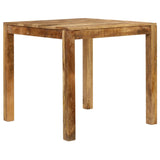 NNEVL Dining Table Solid Mango Wood 82x80x76 cm