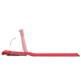 NNEVL Folding Beach Mats 2 pcs Steel and Fabric Red