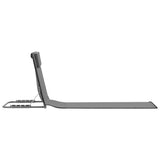 NNEVL Folding Beach Mats 2 pcs Steel and Fabric Grey