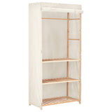 NNEVL 3-Tier Clothes Wardrobe 79x40x170 cm