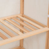 NNEVL 3-Tier Clothes Wardrobe 79x40x170 cm