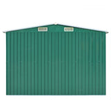 NNEVL Garden Shed 257x580x181 cm Metal Green