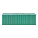NNEVL Garden Shed 257x580x181 cm Metal Green