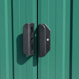 NNEVL Garden Shed 257x580x181 cm Metal Green
