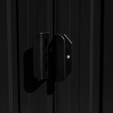NNEVL Garden Shed 257x580x181 cm Metal Anthracite