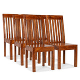 NNEVL Dining Chairs 6 pcs Solid Wood with Sheesham Finish Modern