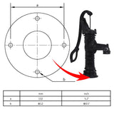 NNEVL Garden Water Pump with Stand Cast Iron