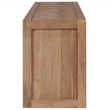 NNEVL TV Cabinet Solid Teak Wood with Natural Finish 120x30x40 cm