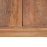 NNEVL Console Table Solid Teak Wood with Natural Finish 110x35x76 cm