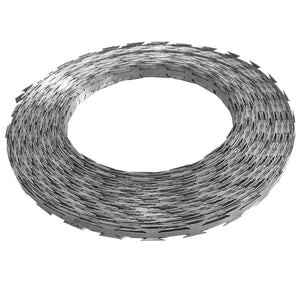 NNEVL Razor Concertina Wire Galvanised Steel 500 m