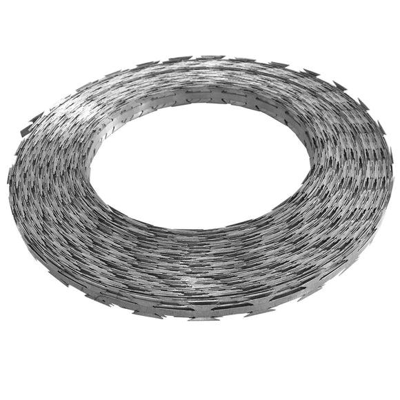 NNEVL Razor Concertina Wire Galvanised Steel 500 m