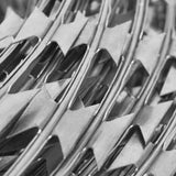 NNEVL Clipped Concertina NATO Razor Wire Galvanised Steel 300 m