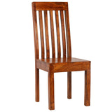 NNEVL Dining Table Set 7 Pieces Solid Acacia and Mango Wood