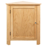 NNEVL Corner Cabinet 59x36x80 cm Solid Oak Wood