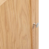 NNEVL Corner Cabinet 59x36x80 cm Solid Oak Wood