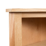NNEVL Corner Shelf 59x36x100 cm Solid Oak Wood