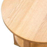 NNEVL Side Table 40x50 cm Solid Oak Wood