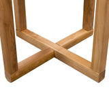NNEVL Side Table 40x50 cm Solid Oak Wood