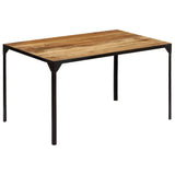 NNEVL Dining Table 140x80x76 cm Solid Mango Wood
