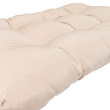 NNEVL Pallet Cushions 3 pcs Sand Polyester
