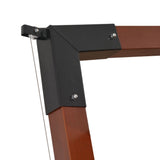 NNEVL Cantilever Umbrella with Wooden Pole 400x300 cm Taupe