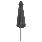 NNEVL Outdoor Parasol with Metal Pole 300 cm Anthracite