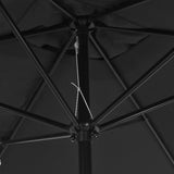 NNEVL Outdoor Parasol with Metal Pole 300x200 cm Anthracite