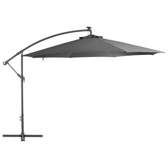 NNEVL Cantilever Umbrella with Aluminium Pole 350 cm Anthracite