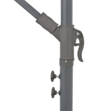 NNEVL Cantilever Umbrella with Aluminium Pole 350 cm Bordeaux Red