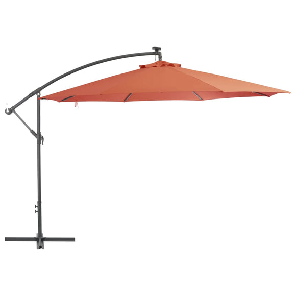 NNEVL Cantilever Umbrella with Aluminium Pole 350 cm Terracotta