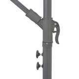 NNEVL Cantilever Umbrella with Aluminium Pole 350 cm Terracotta