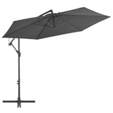 NNEVL Cantilever Umbrella with Aluminium Pole 300 cm Anthracite