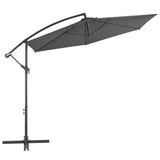 NNEVL Cantilever Umbrella with Aluminium Pole 300 cm Anthracite