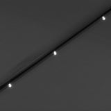 NNEVL Outdoor Parasol with LED Lights and Steel Pole 300cm Anthracite
