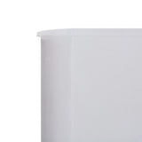 NNEVL 3-panel Wind Screen Fabric 400x120 cm White
