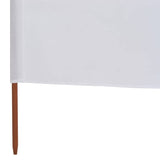 NNEVL 3-panel Wind Screen Fabric 400x120 cm White