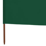 NNEVL 3-panel Wind Screen Fabric 400x120 cm Green