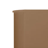 NNEVL 3-panel Wind Screen Fabric 400x120 cm Taupe